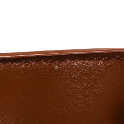 Celine Shiny Smooth Lambskin Small Triomphe Wallet Tan 14 of 16