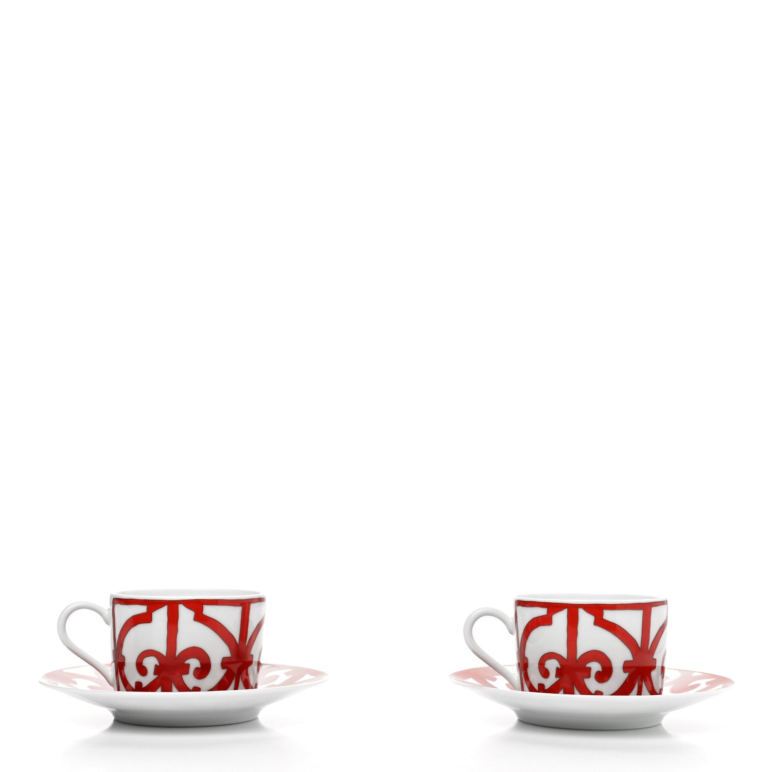 Hermes Porcelain Balcon du Guadalquivir Breakfast Cup And Saucer Set Of 2 2 of 11