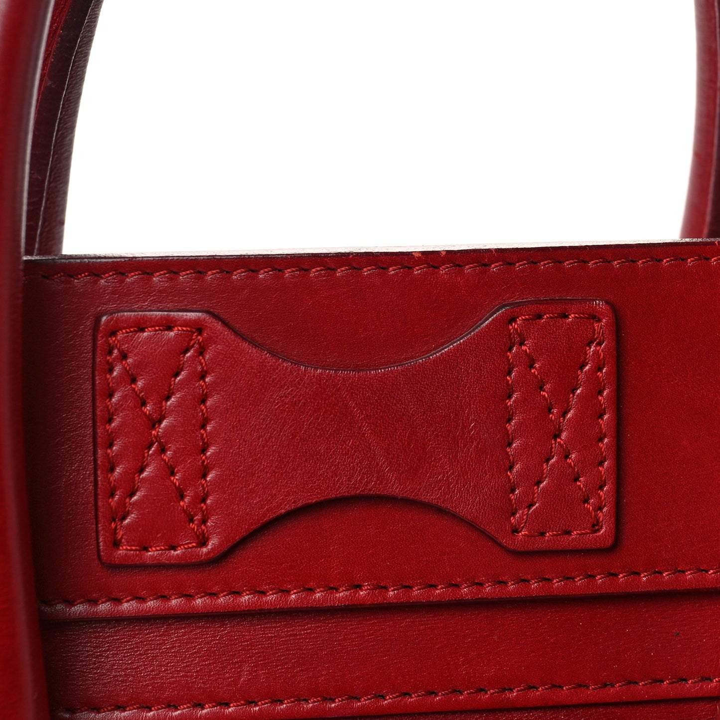 Smooth Calfskin Mini Luggage Red