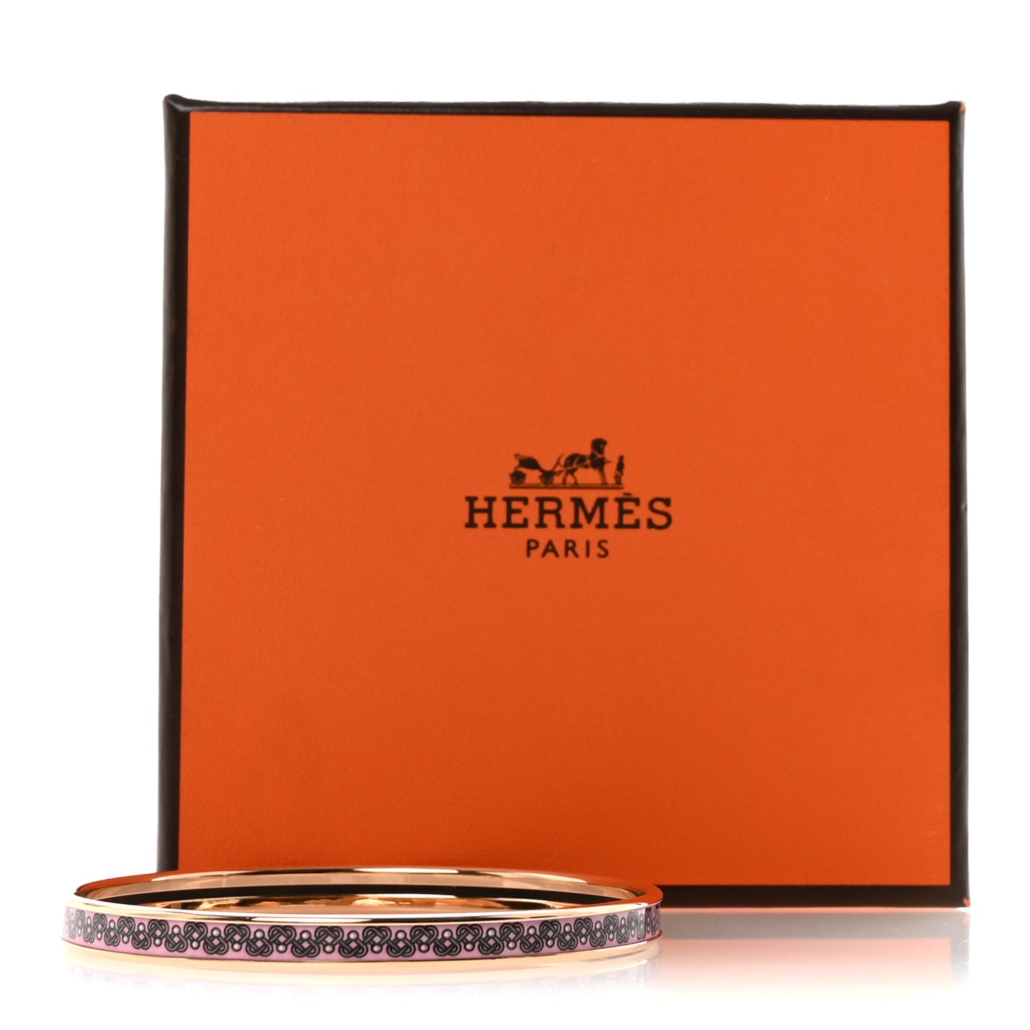 Enamel Printed Petits Coeurs Extra Narrow Bracelet 70 Aube