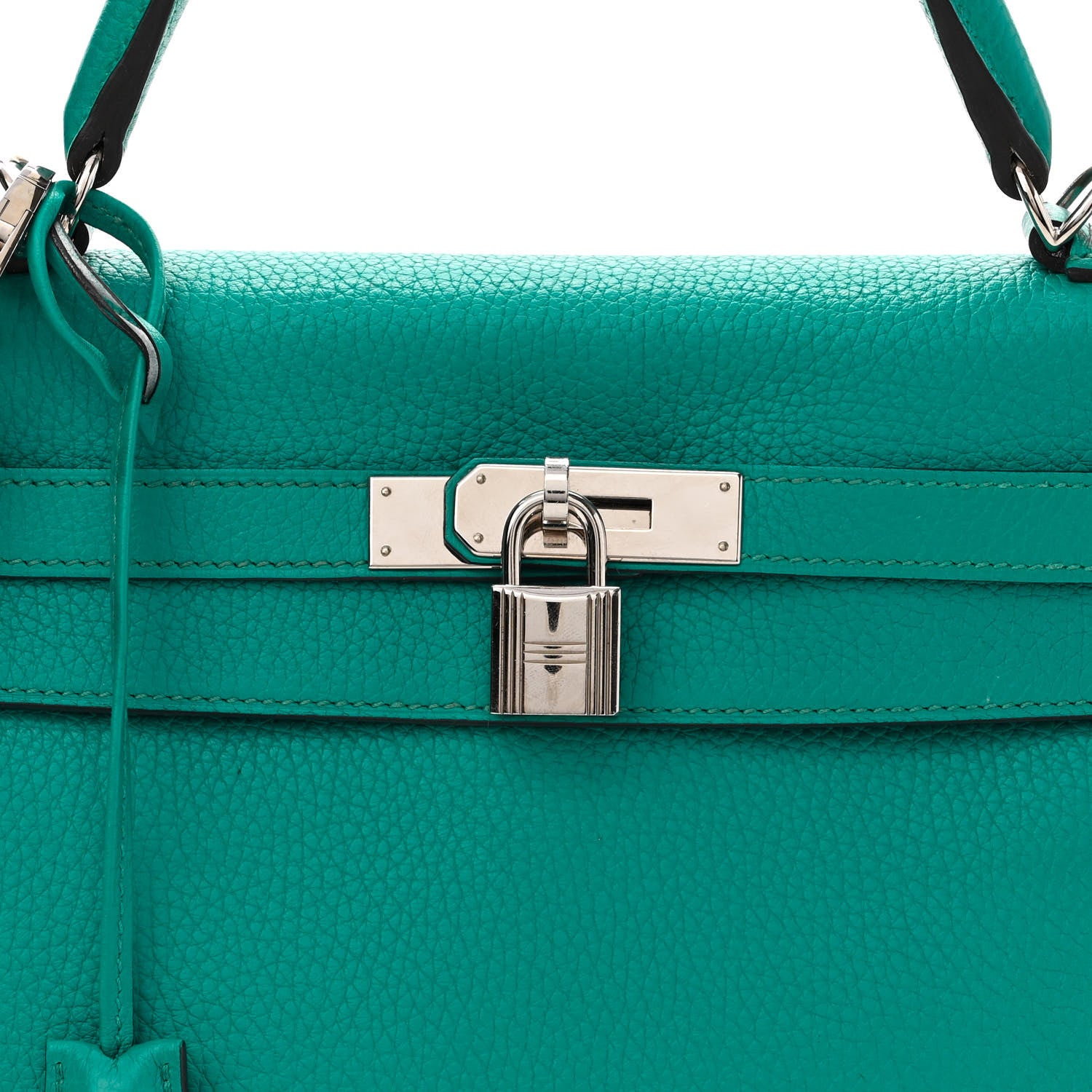 Hermes Taurillon Clemence Kelly Retourne 32 Bleu Paon 8 of 18