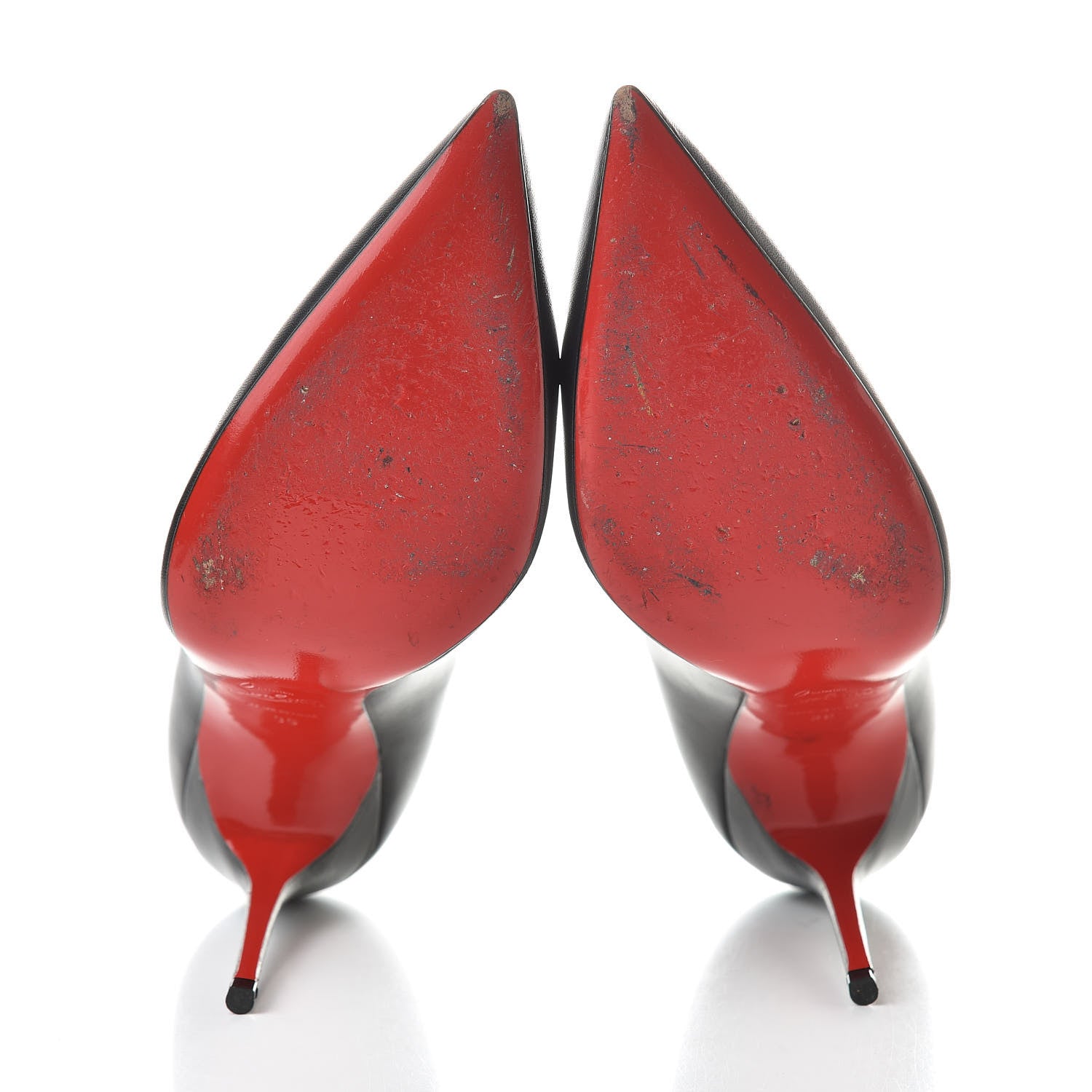 Christian Louboutin Shiny Nappa Decollete 554 100 Pumps 39 Black 7 of 15