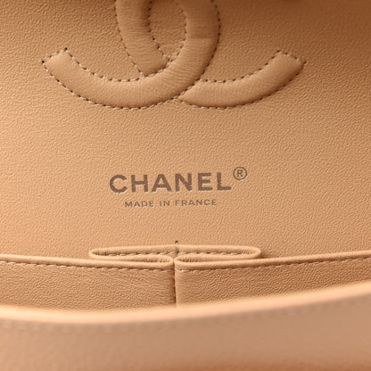 Chanel Caviar Quilted Medium Double Flap Beige Clair 8 of 11