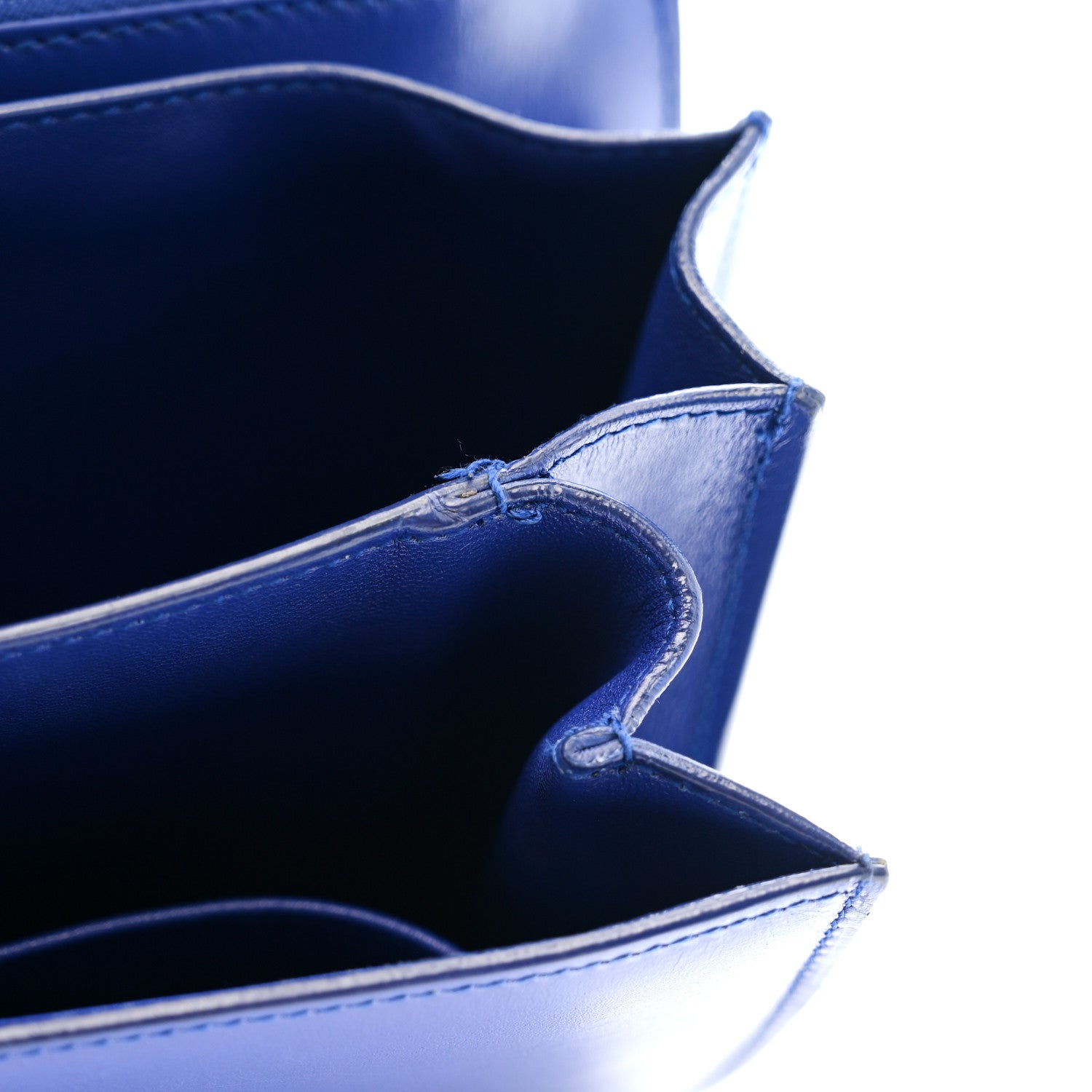 Celine Box Calfskin Medium Classic Box Flap Bag Indigo 13 of 16