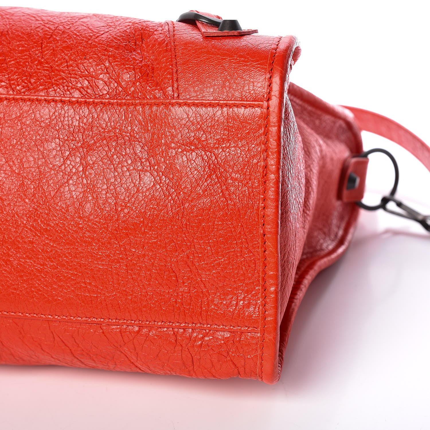 Balenciaga Agneau Classic Hardware City Rouge Coquelicot Rouge Braise 10 of 10