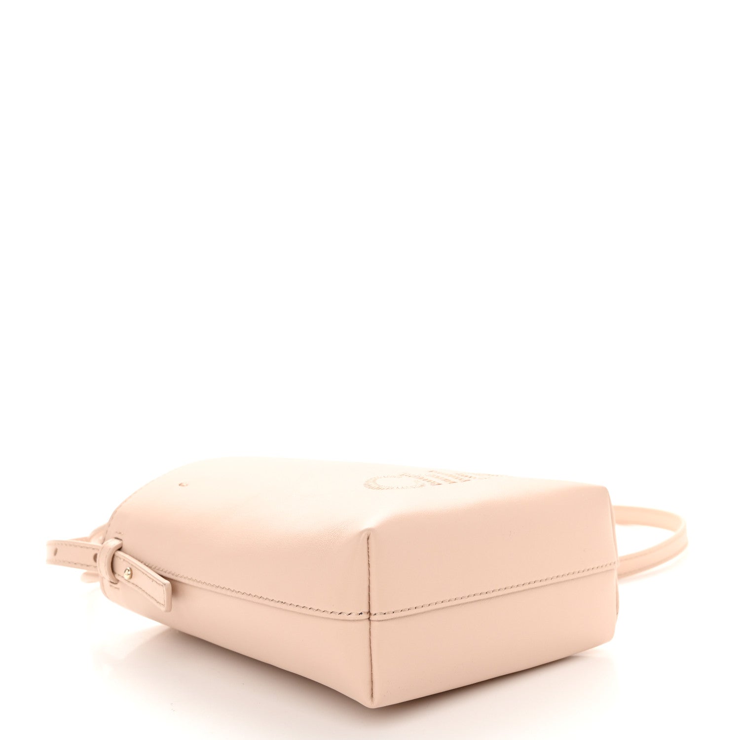 Chloe Shiny Calfskin Micro Sense Tote Bag Cement Pink 4 of 10