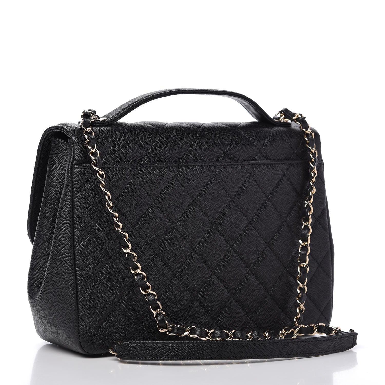 Chanel Caviar Quilted Large Business Affinity Flap Black 3 of 10