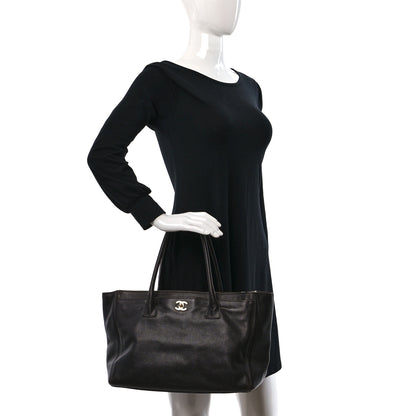 Chanel Calfskin Cerf Executive Shopper Tote Brown 2 of 19