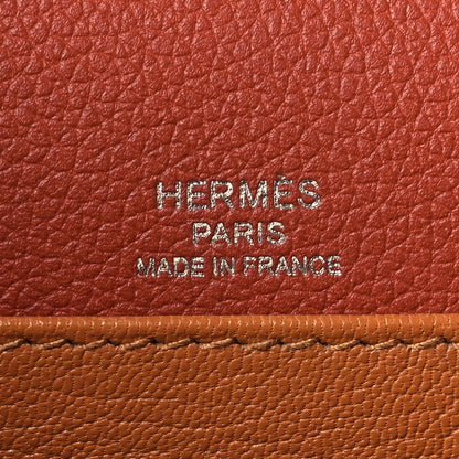 Hermes Evercolor Verso Mini Sac Roulis Brique Caramel 6 of 11