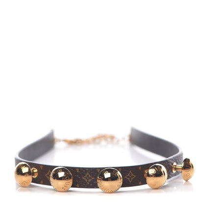 Louis Vuitton Monogram Studdy Choker Necklace 1 of 6
