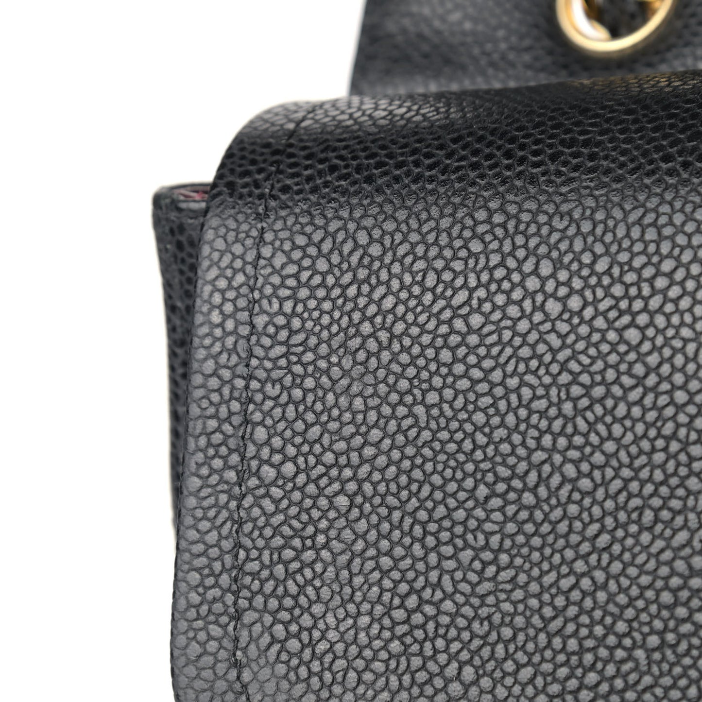 Caviar Quilted Maxi Double Flap Black