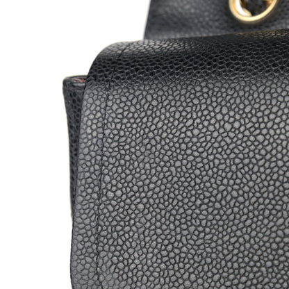 Chanel Caviar Quilted Maxi Double Flap Black 14 of 16