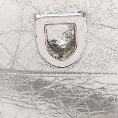 Christian Dior Metallic Calfskin Medium Diorever Flap Silver 22 of 22