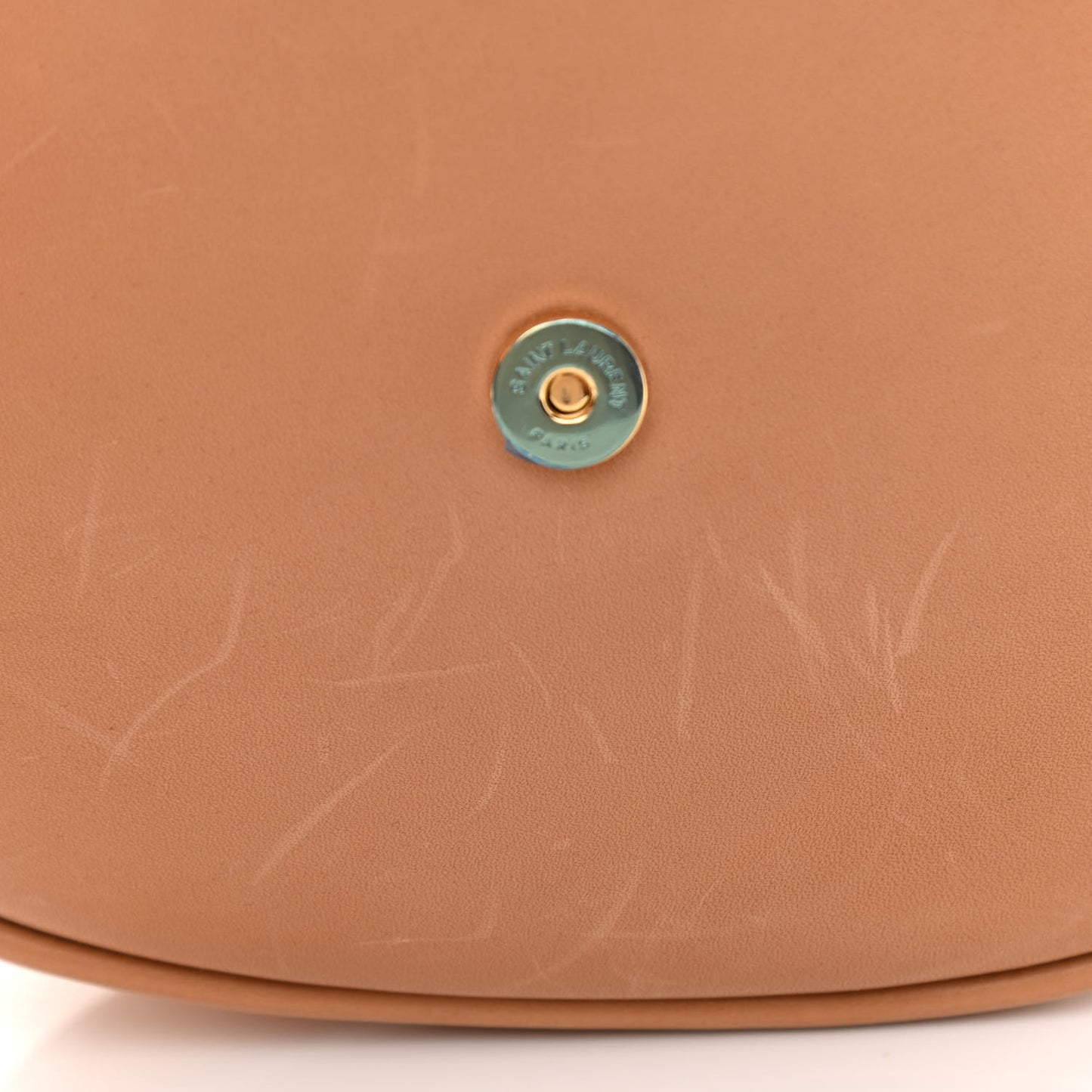 Smooth Vintage Calfskin Monogram Small Kaia Satchel Gold