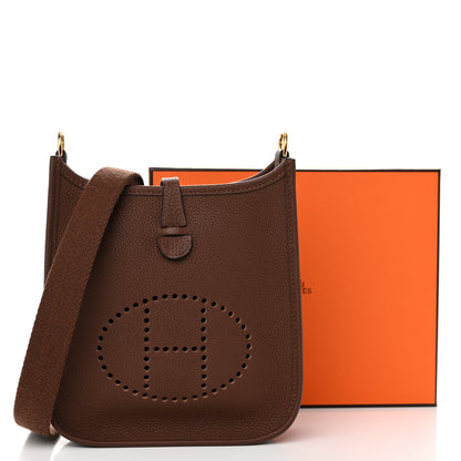 Hermes Taurillon Maurice Evelyne TPM Cacao 11 of 11