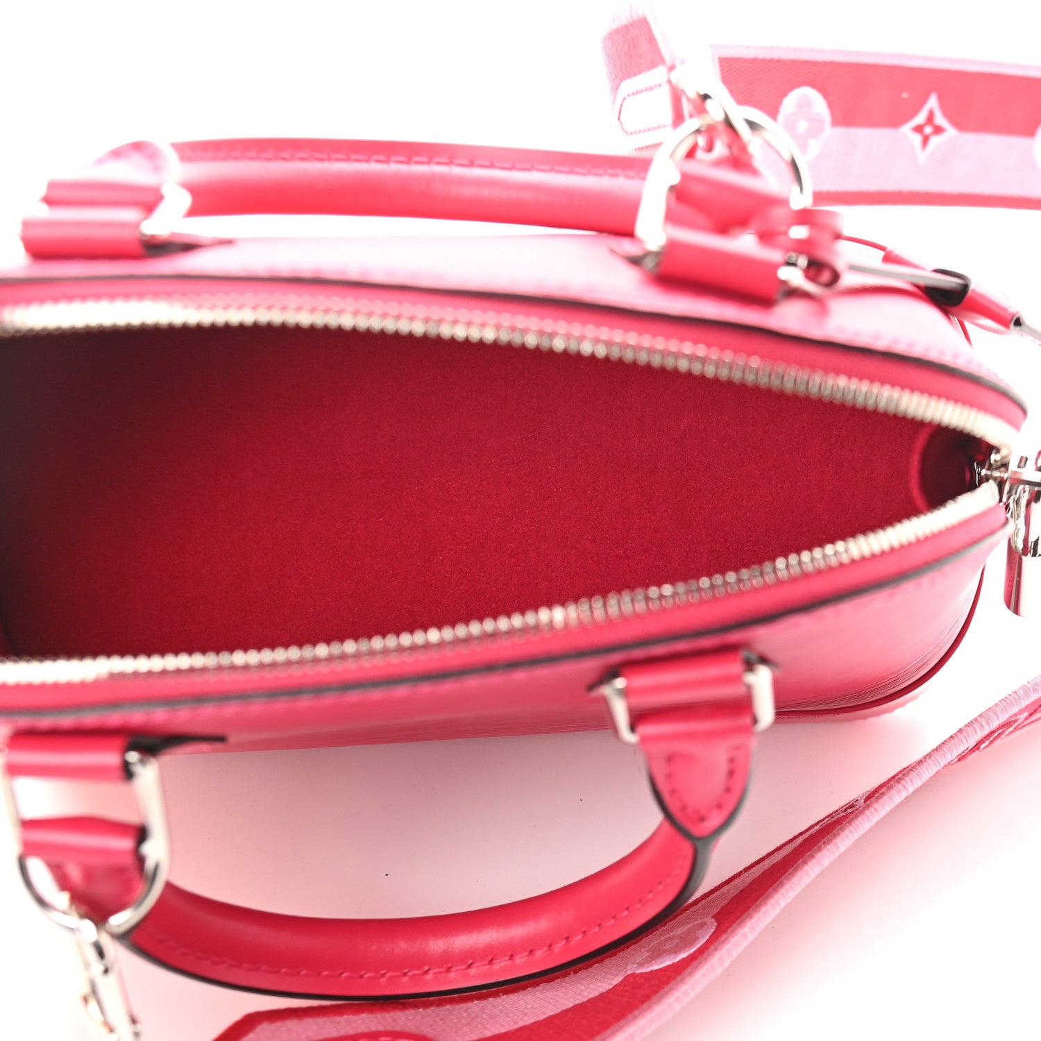 Louis Vuitton Epi Jacquard Alma BB Rose Pondicherry 5 of 9