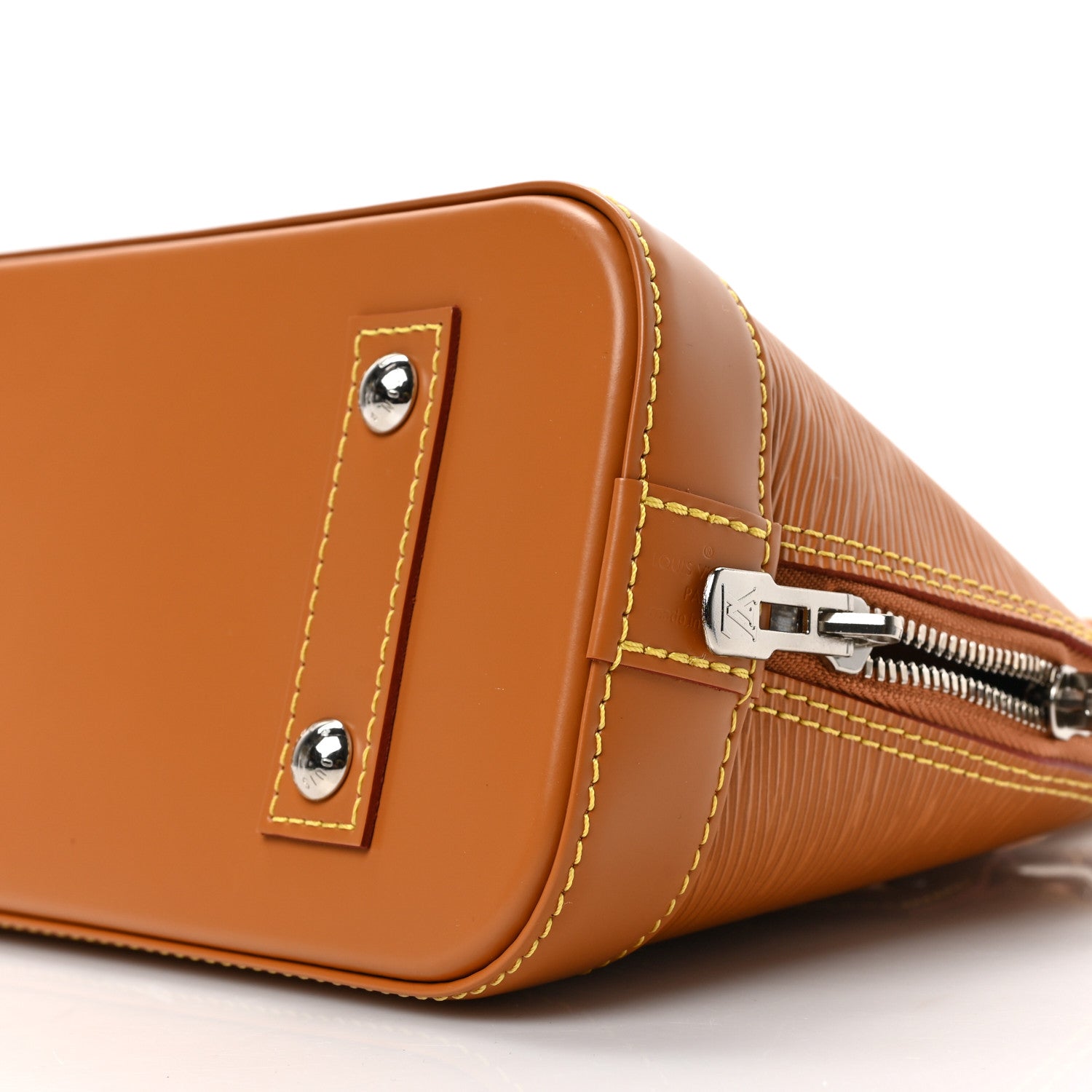 Louis Vuitton Epi Jacquard Alma BB Honey Gold 9 of 9