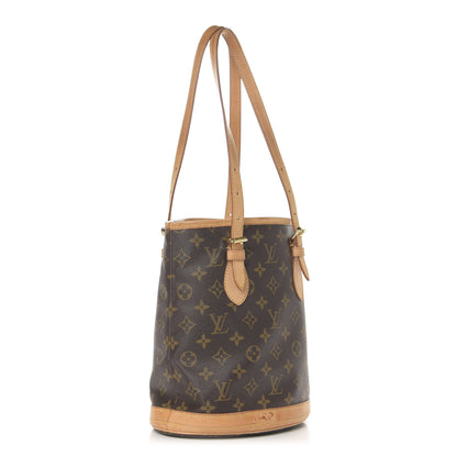 Louis Vuitton Monogram Petit Bucket 23 5 of 15