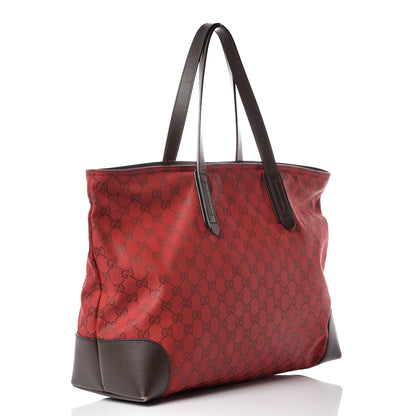Gucci Monogram Large Original Tote Red 3 of 18
