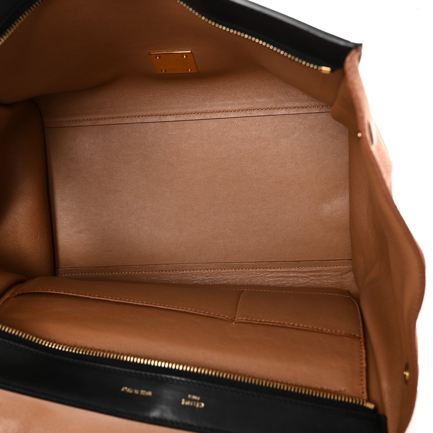 Celine Snakeskin Suede Trapeze Brown 5 of 12