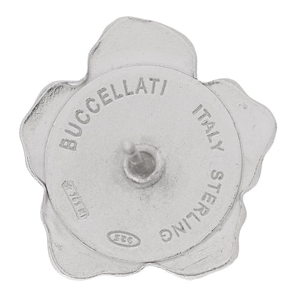 Buccellati Sterling Silver Vermeil Blossoms Gardenia Earrings 4 of 5