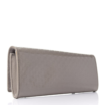 Gucci Patent Microguccissima Small Broadway Clutch Grey 3 of 7