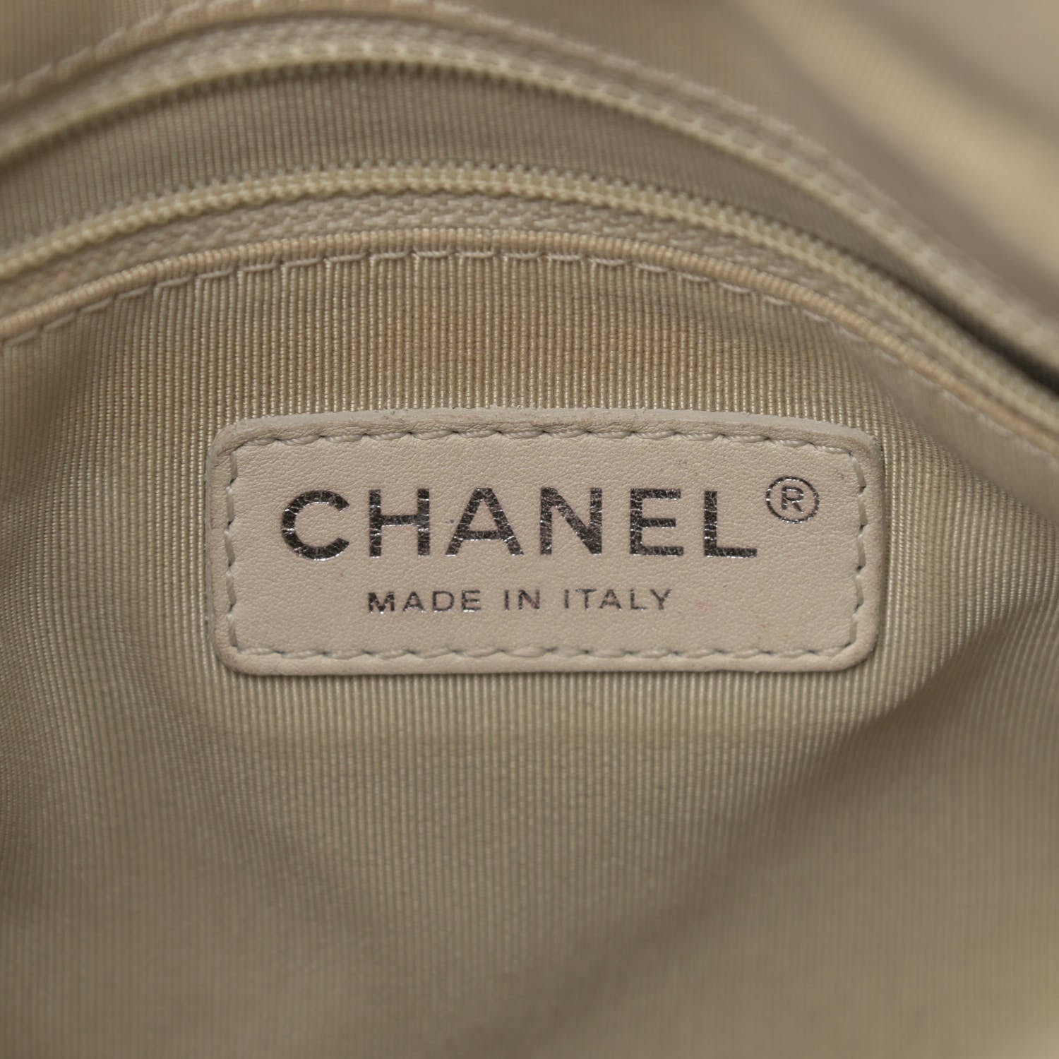 Chanel Washed Lambskin Chain Around Hobo Taupe 6 of 11