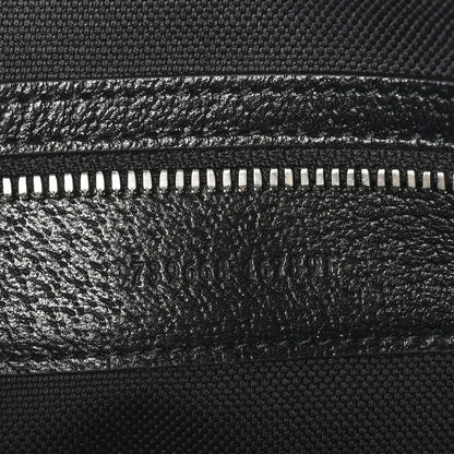 Gucci Monogram Jumbo GG Textured Dollar Calfskin Wristlet Messenger Bag Black 6 of 9