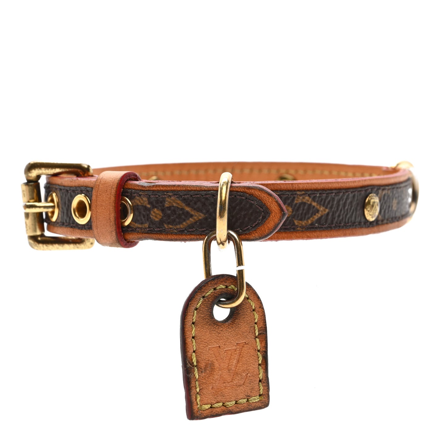 Monogram Baxter Dog Collar PM