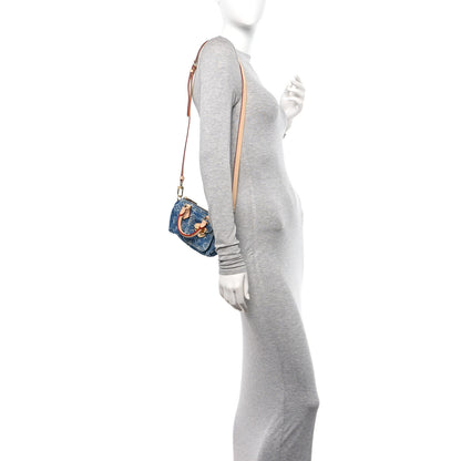 Louis Vuitton Monogram Denim Nano Speedy Blue 2 of 12
