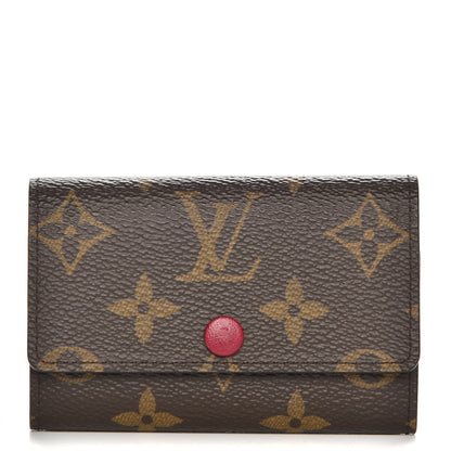 Louis Vuitton Monogram 6 Key Multicles Holder Fuchsia 1 of 9