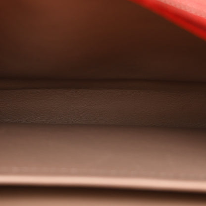 Louis Vuitton Taurillon Capucines MM Coquelicot 6 of 10