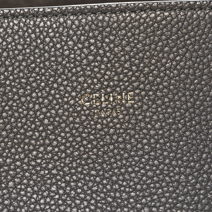 Celine Soft Grained Calfskin Small Belt Cabas Phantom Grey 6 of 11