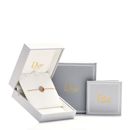 Christian Dior 18K Rose Gold Diamond Pink Opal Rose Des Vents Bracelet 7 of 7