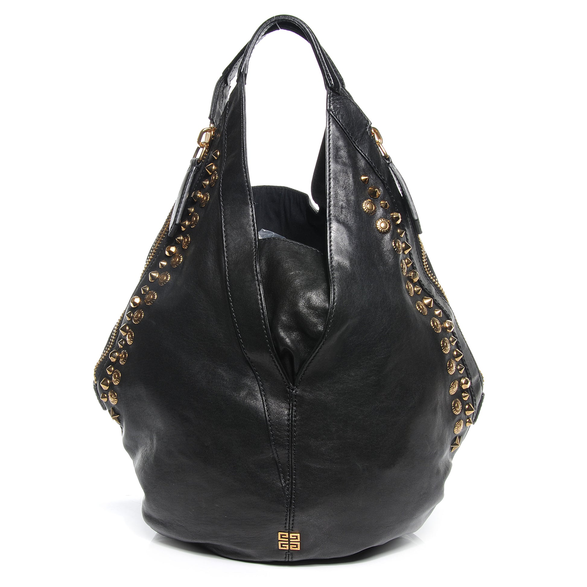 Givenchy Lambskin Studded Tinhan Hobo Black 1 of 6
