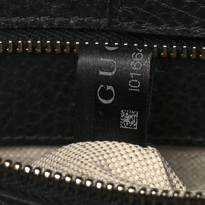 Gucci Pebbled Calfskin Small Swing Tote Black 7 of 12