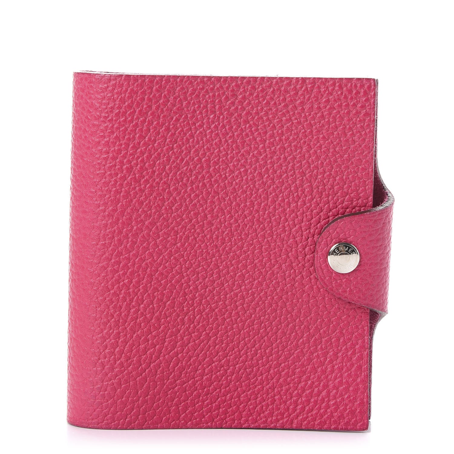 Hermes Togo Ulysse Mini Notebook Rose Shocking 1 of 10