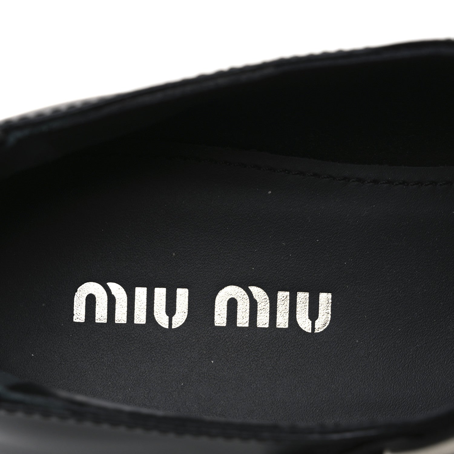 Miu Miu Spazzolato Rois Mary Jane Pumps 41 Black 9 of 9