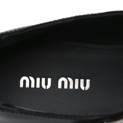 Miu Miu Spazzolato Rois Mary Jane Pumps 41 Black 9 of 9