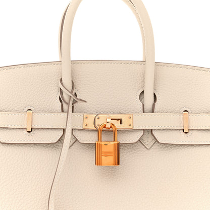 Hermes Togo Birkin 25 Craie 8 of 11