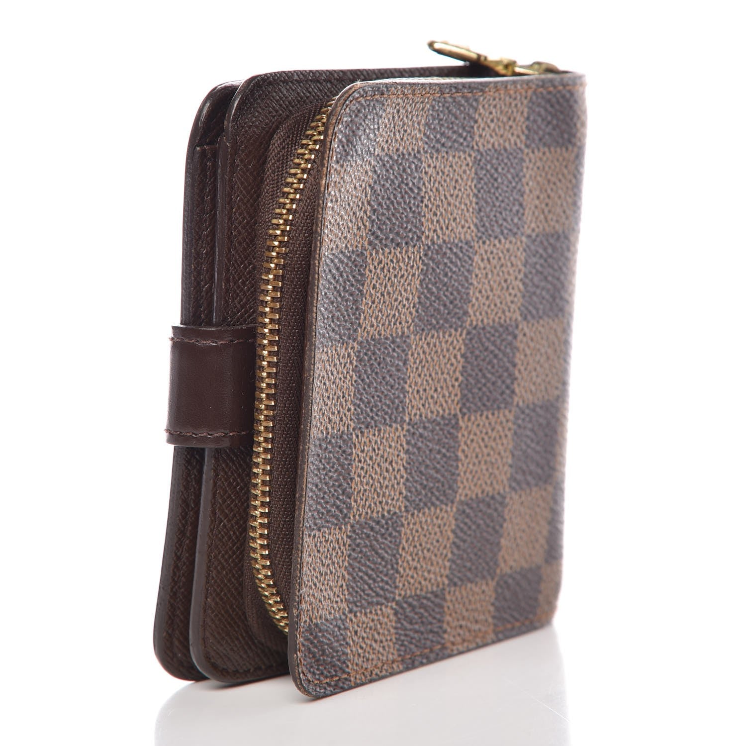 Louis Vuitton Damier Ebene Zippe Zipped Compact Wallet 3 of 11