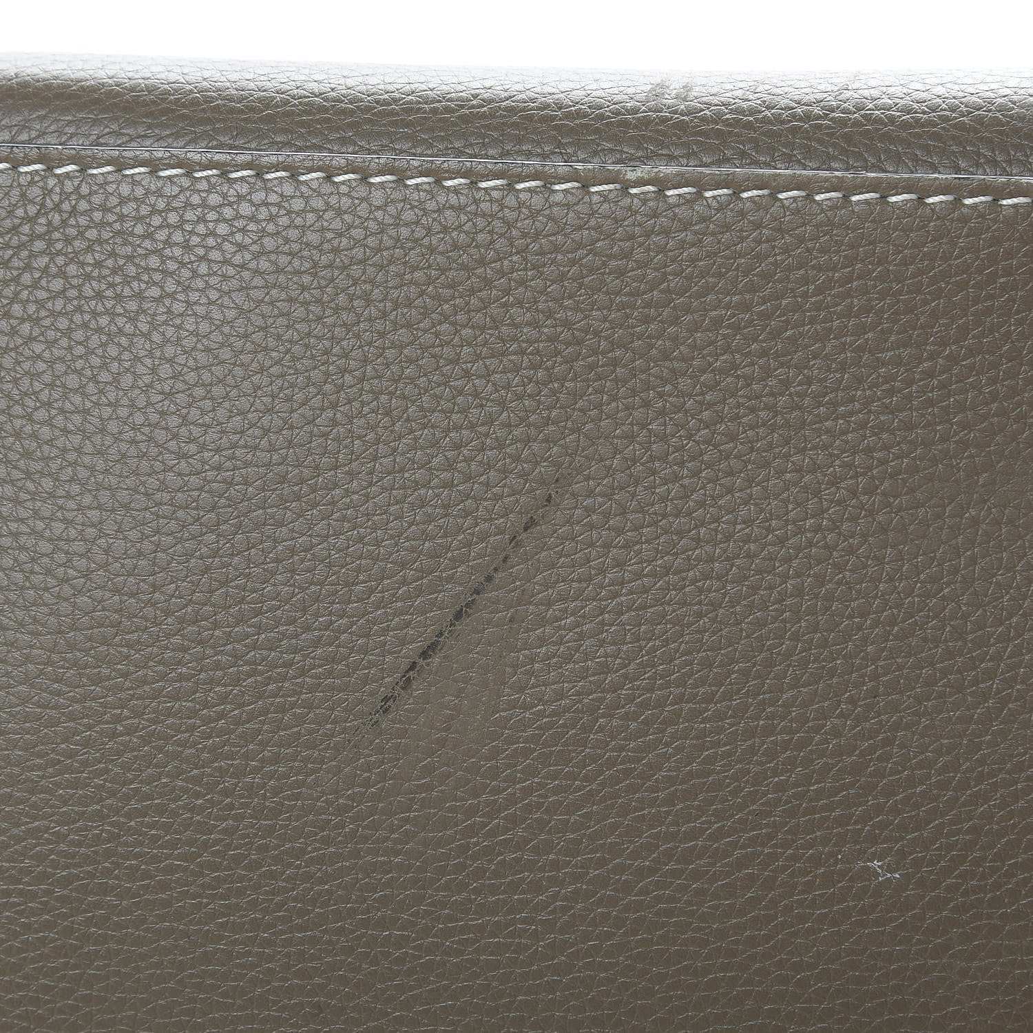 Celine Drummed Calfskin Mini Luggage Souris 9 of 15
