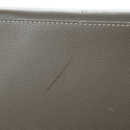 Celine Drummed Calfskin Mini Luggage Souris 9 of 15