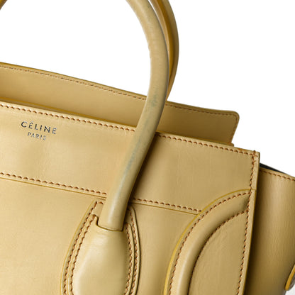 Celine Smooth Calfskin Mini Luggage Butter 14 of 16