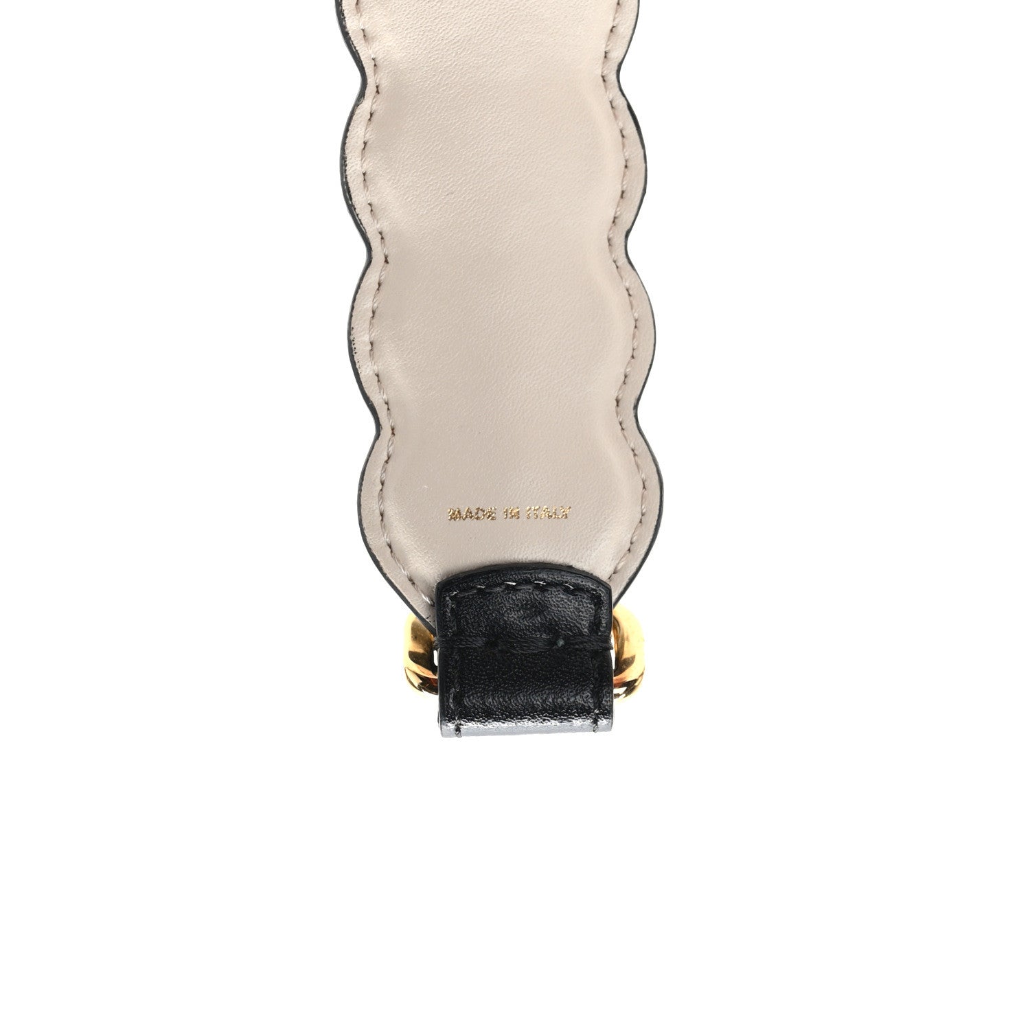 Fendi Calfskin Crystal Embellished Mini Strap You Black Camelia 5 of 5