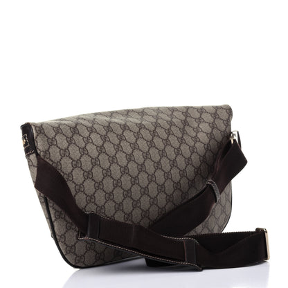 Gucci GG Supreme Monogram Belt Bag Dark Brown 2 of 11