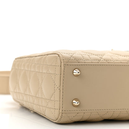 Christian Dior Calfskin Cannage Small My ABCDior Lady Dior Beige 8 of 10