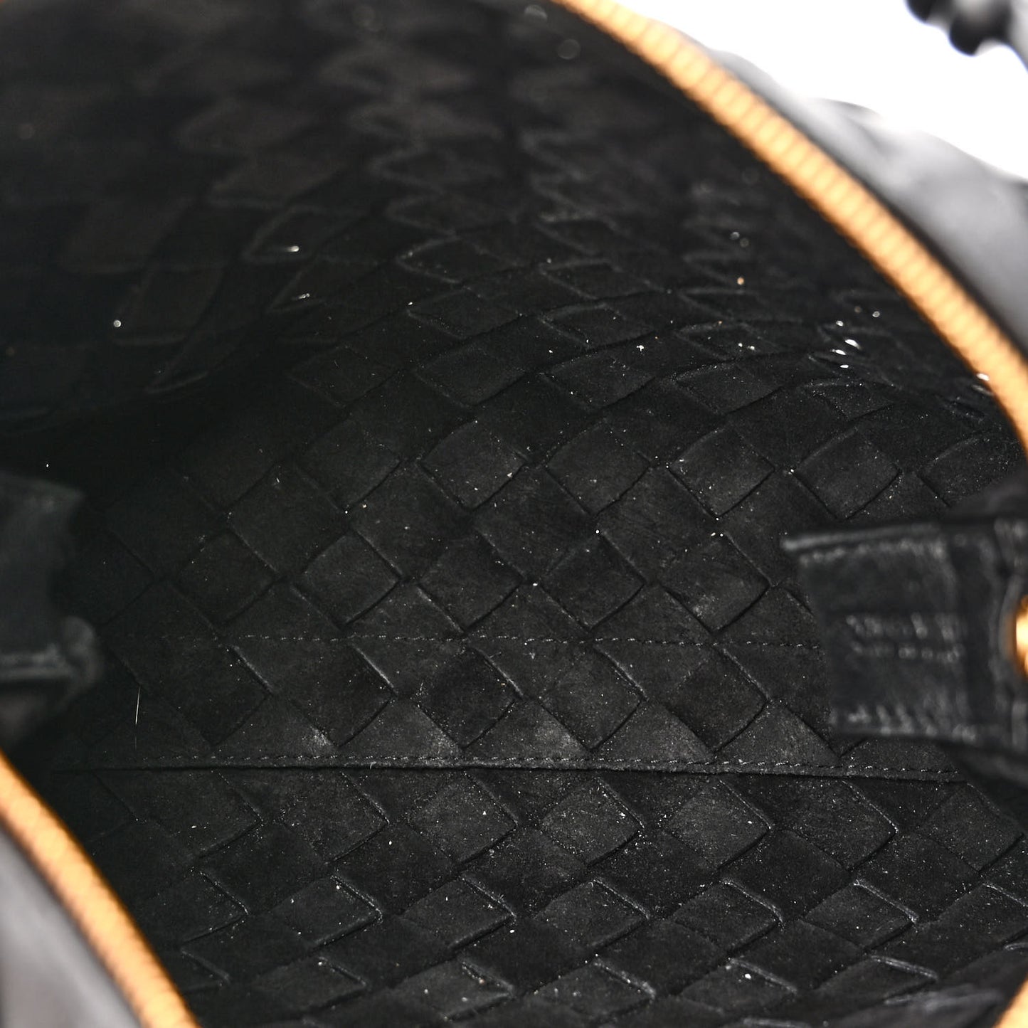Nappa Intrecciato Small Loop Camera Bag Black