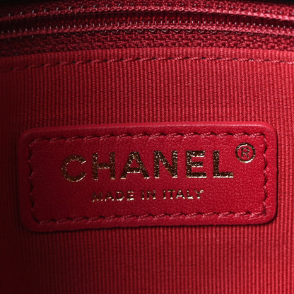 Chanel Glazed Calfskin Quilted Pearl Side Flap Black 6 of 10