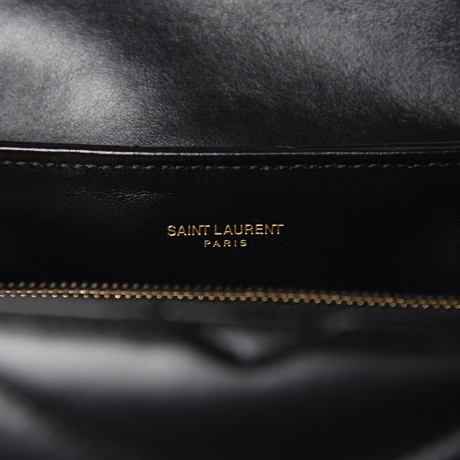 Saint Laurent Calfskin Y Quilted Monogram Medium Loulou Chain Satchel Black 5 of 11
